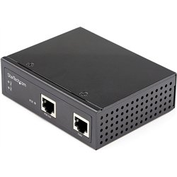 StarTech Industrial Gigabit PoE Injector - High Speed/High Power 90W - 802.3bt PoE++ 52V-56VDC DIN
