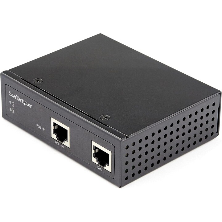 StarTech.com POEINJ1G90W iniettore PoE industriale Gigabit 90W 802.3bt 52V-56VDC nero