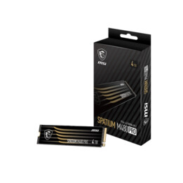 Msi Ssd Spatium M480 Pro M.2 Pcie 4tb Pci Express 4.0 Nvme 3d Nand