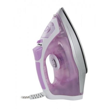 Esperanza EHI004 plancha Plancha vapor-seco Suela de cerámica 2400 W Púrpura, Blanco