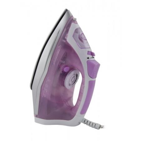 Esperanza EHI004 plancha Plancha vapor-seco Suela de cerámica 2400 W Púrpura, Blanco