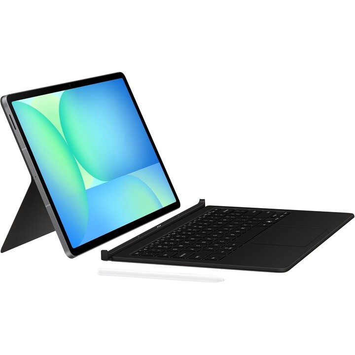 Samsung SM-X620, X625 Tab S10 FE+ Funda tipo libro con teclado QWERTZ, color negro EF-DX625BB