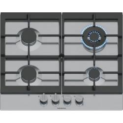 Siemens EC6A5HI90 hobs Negro, Acero inoxidable Integrado 60 cm Encimera de gas 4 zona(s)