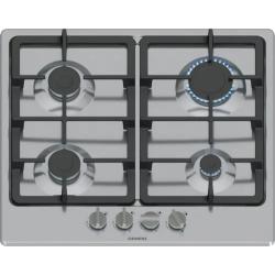 Placa de gas Siemens EG6B5PK90 Integrado 60 cm 4 zonas Plata Negro
