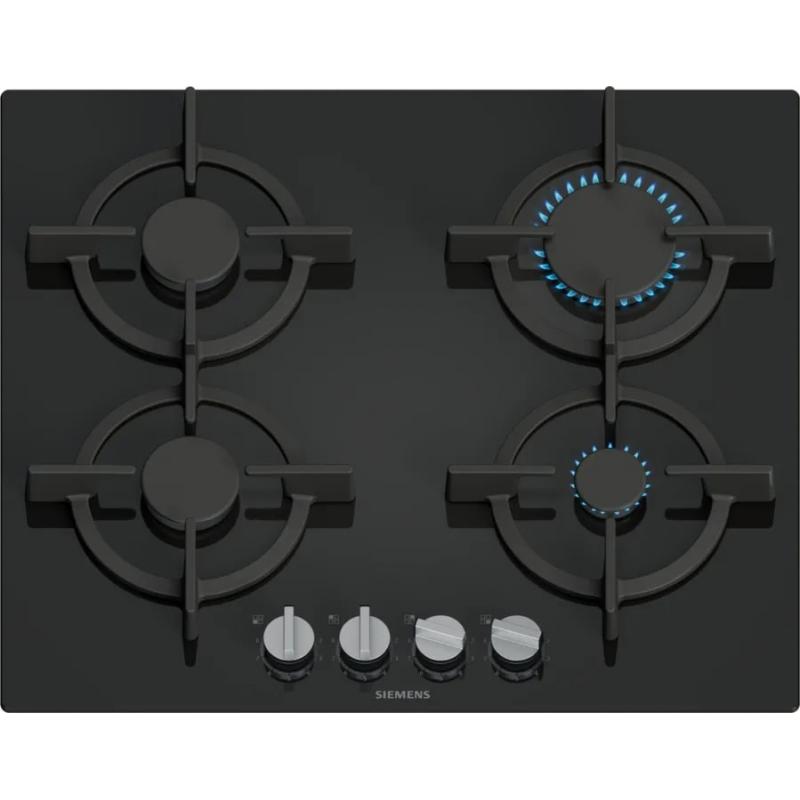 Placa de gas Siemens EP6A6PI10 Integrado 60 cm 4 zonas Negro