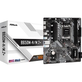 ASROCK B650M-H/M.2+ AM5 mATX Mainboard – DDR5, PCIe 4.0