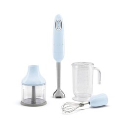 Smeg Stabmixer mit Zubehör 50er-Jahre-Stil blau pastell hbf03pbeu