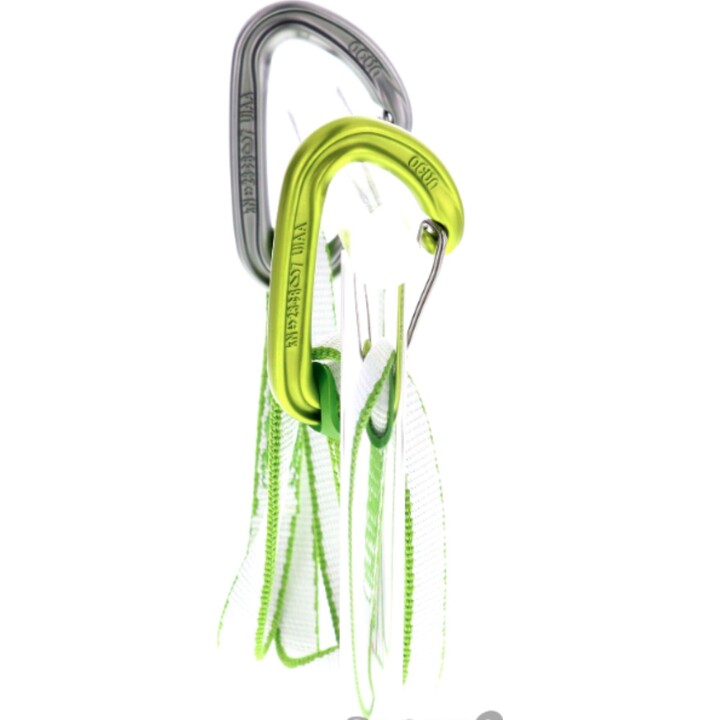 Ekspres wspinaczkowy Ocun Kestrel QD St-Sling Dyn 12 80 cm - verde