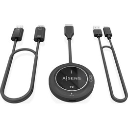 Aisens ASWL-H2K30M002-BK Adaptador/transmissor de vídeo HDMI sem fio