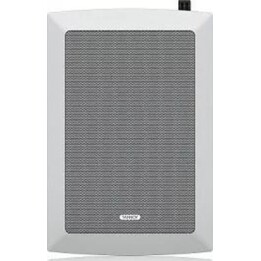 Altavoz de pared Tannoy iW 4DC-WH, coaxial dual, bidireccional, de 4" (blanco)