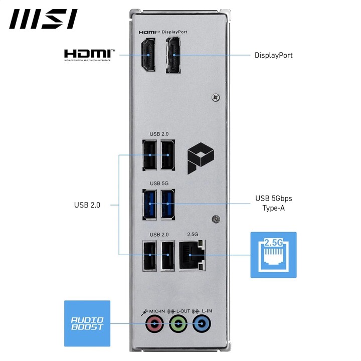 Placa-mãe MSI Pro H810M-B