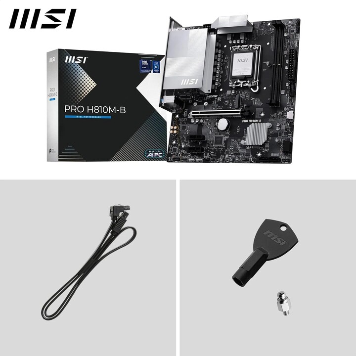 Placa-mãe MSI Pro H810M-B