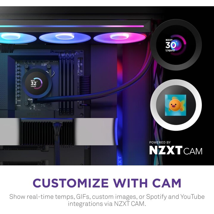 Dissipatore cpu multi-socket/kraken plus 360 rgb v2 nzxt