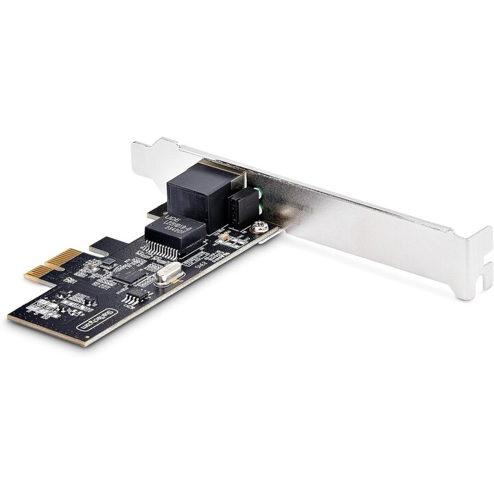 StarTech.com 1-Port 2.5Gbps NBASE-T PCIe Network Card, Intel® I225-V, Single-Port Computer Network Card, Ethernet MultiGigabit N