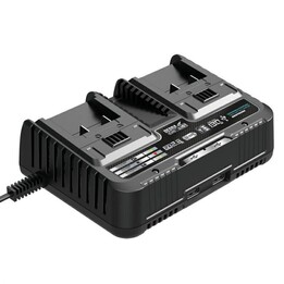 DEDRA DUAL LADEGERÄT 18V 2x2.3A