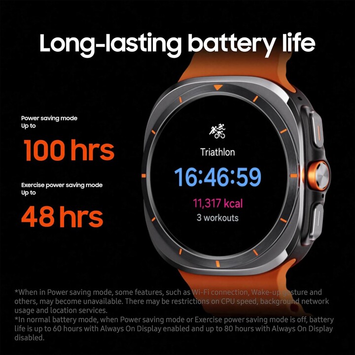 Watch Samsung Galaxy Watch Ultra L705 47mm LTE Region East - Titanium Grey