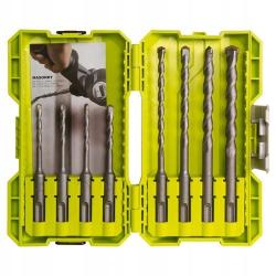 165305 Ryobi SDS+ Concrete Drill Bit Set - 8 Pack