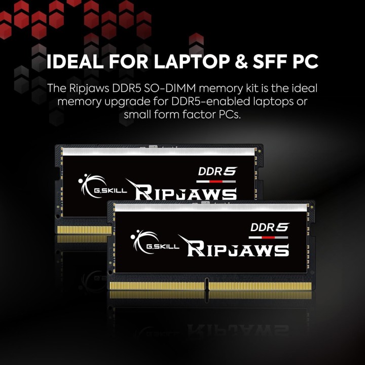 G.Skill Ripjaws F5-5600S4645A16GX1-RS module de mémoire 16 Go 1 x 16 Go DDR5 5600 MHz