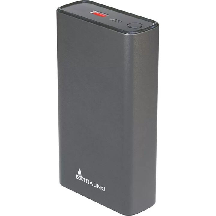 Extralink Epb-126 20000mah Fast Charging 45W PD Power Bank Silver