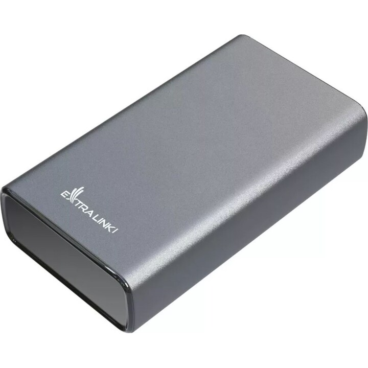 Extralink Epb-126 20000mah Fast Charging 45W PD Power Bank Silver