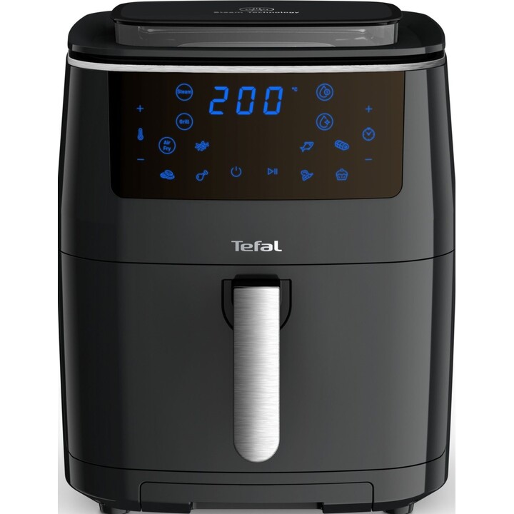 Tefal Easy Fry Grill & Steam FW2018 Single Freestanding 1700 W Hot Air Fryer Black