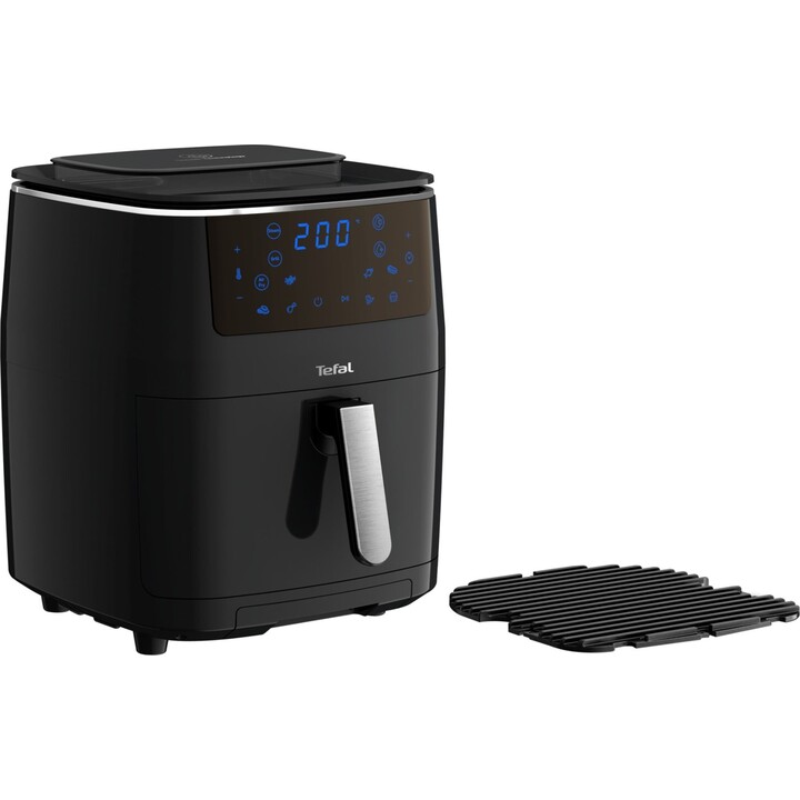Tefal Easy Fry Grill & Steam FW2018 Single Freestanding 1700 W Hot Air Fryer Black