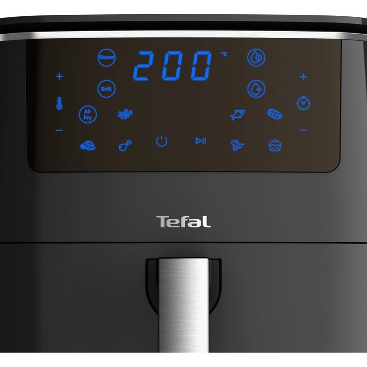 Tefal Easy Fry Grill & Steam FW2018 Single Freestanding 1700 W Hot Air Fryer Black