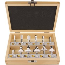 Caso de bits do roteador, 12 peças, D-53556