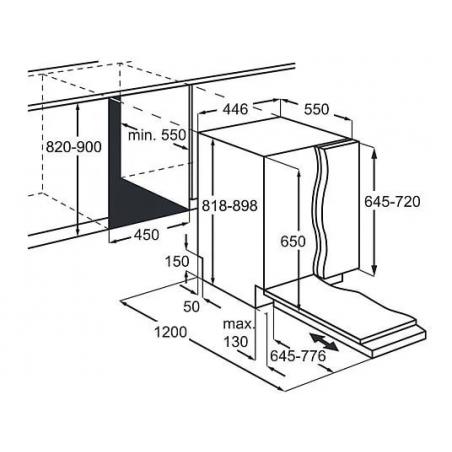 Lavavajillas integrable ELECTROLUX EEA23200L