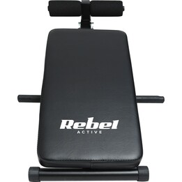 Schräghantelbank für Bauchmuskeltraining, REBEL ACTIVE