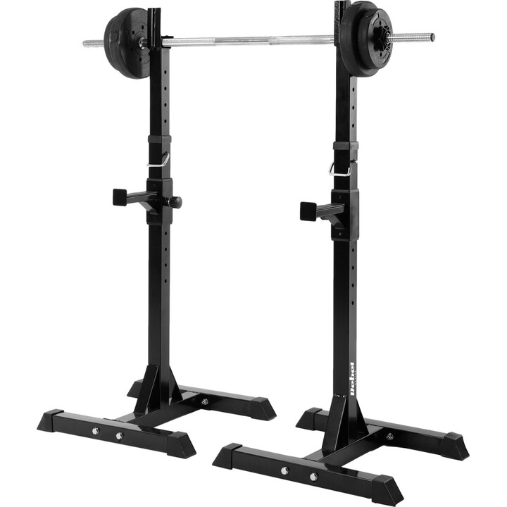 Soportes de barra ajustables Rebel Active, carga máxima 200 kg, Altura de los soportes 105 – 160 cm