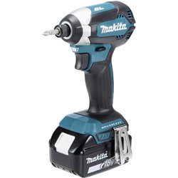 Batterie à clé impact 18V Brushless 2x5.0AH 170 nm 1/4 pouce, DTD153RTJ