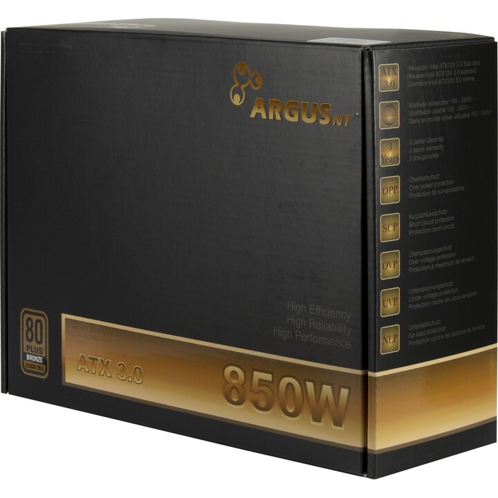 Alimentatore Inter-Tech Argus BPS-850 ATX 3.1 da 850 W