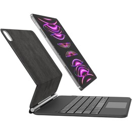Belkin Pro Bluetooth Keyboard con estuche y soporte magnético, teclado iPad, control de múltiples gestos