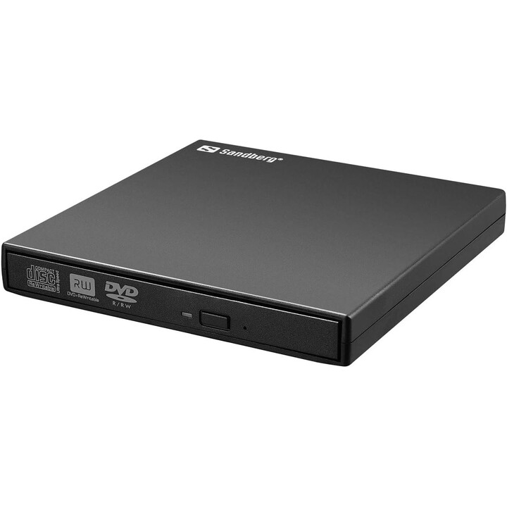 Sandberg 133-66 Externer Mini DVD-Brenner USB Preto