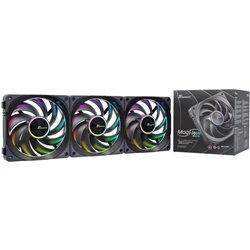 Kit de 3 ventiladores Seasonic MagFlow 1225PWM ARGB de 120 mm