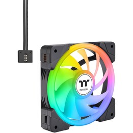 Ventilador de resfriamento para PC Thermaltake SWAFAN EX14 ARGB de 140 mm, edição premium TT, pacote com 3 ventoinhas