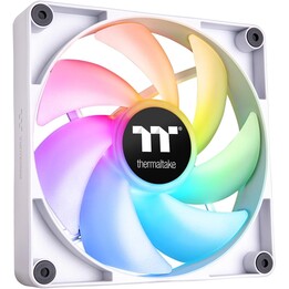 Ventola di raffreddamento per PC Thermaltake CT140 ARGB Sync da 140 mm, bianca, 500-1500 giri/min, confezione da 2