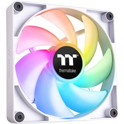 140mm Thermaltake CT140 ARGB Sync PC Cooling Fan White 500-1500rpm - 2Pack