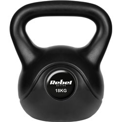 Bitumen kettlebell 18 kg REBEL ACTIVE