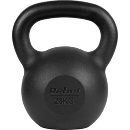 Kettlebell de ferro fundido 28kg, REBEL ACTIVE