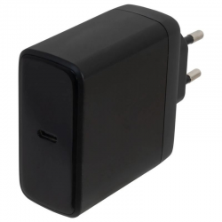 GaN-Wandladegerät Fonestar POWER-C-100/ 1xUSB Typ-C/ 100W/ Schwarz
