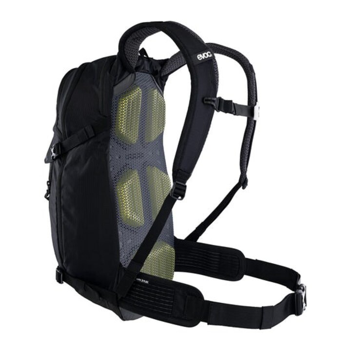 Mochila EVOC Stage Mochila de ciclismo em nylon preto, polirattan ou rattan sintético