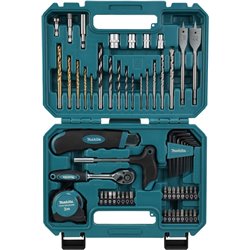 60-teiliges Bit- und Handwerkzeugset mit 1/4 Zoll Hex Shank, E-1509560
