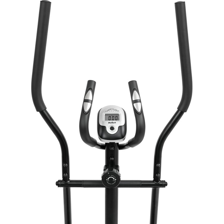 Bicicleta elíptica magnética Rebel Active RBA-1011, Pantalla LCD, Sensores de frecuencia cardíaca