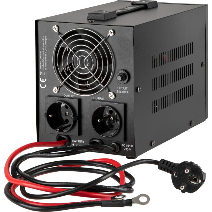 Sistema de alimentación ininterrumpida Rebel POWER-500, 300 W, Tres modos de funcionamiento