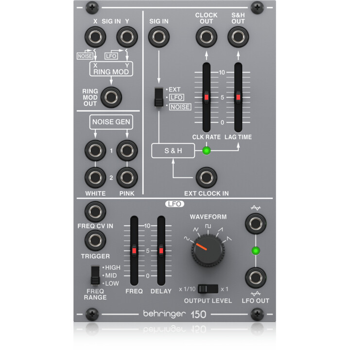 Behringer 150 Mod/Duplo Ruído/Seg/S&H/Lfo Módulo de Sintetizador Série 100