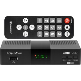 Ricevitore DVB-T2 H.265 HEVC Kruger&Matz