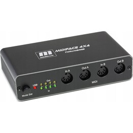 MIDITECH MIDIFACE 4x4 Thru/ Merge - MIDI/USB Schnittstelle