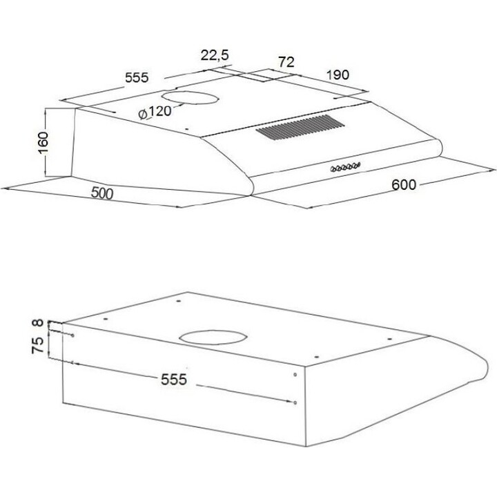 Akpo Wk-7 P-3060 Extractor Hood